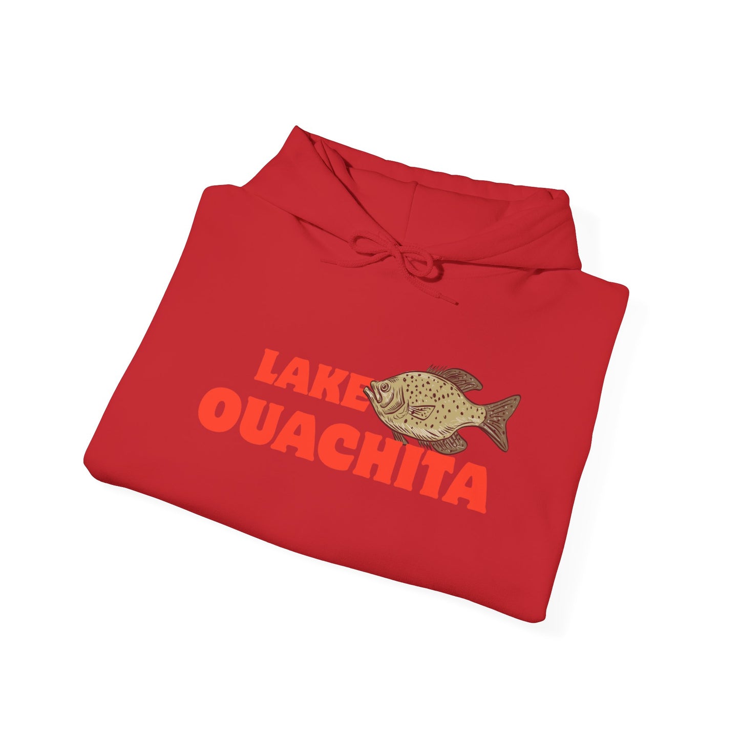 Lake Ouachita Fishing Hoodie, Unisex Comfortable Sweatshirt, Relaxed Fit for Outdoor Enthusiasts, Gift for Fishermen, Casual Lake Apparel