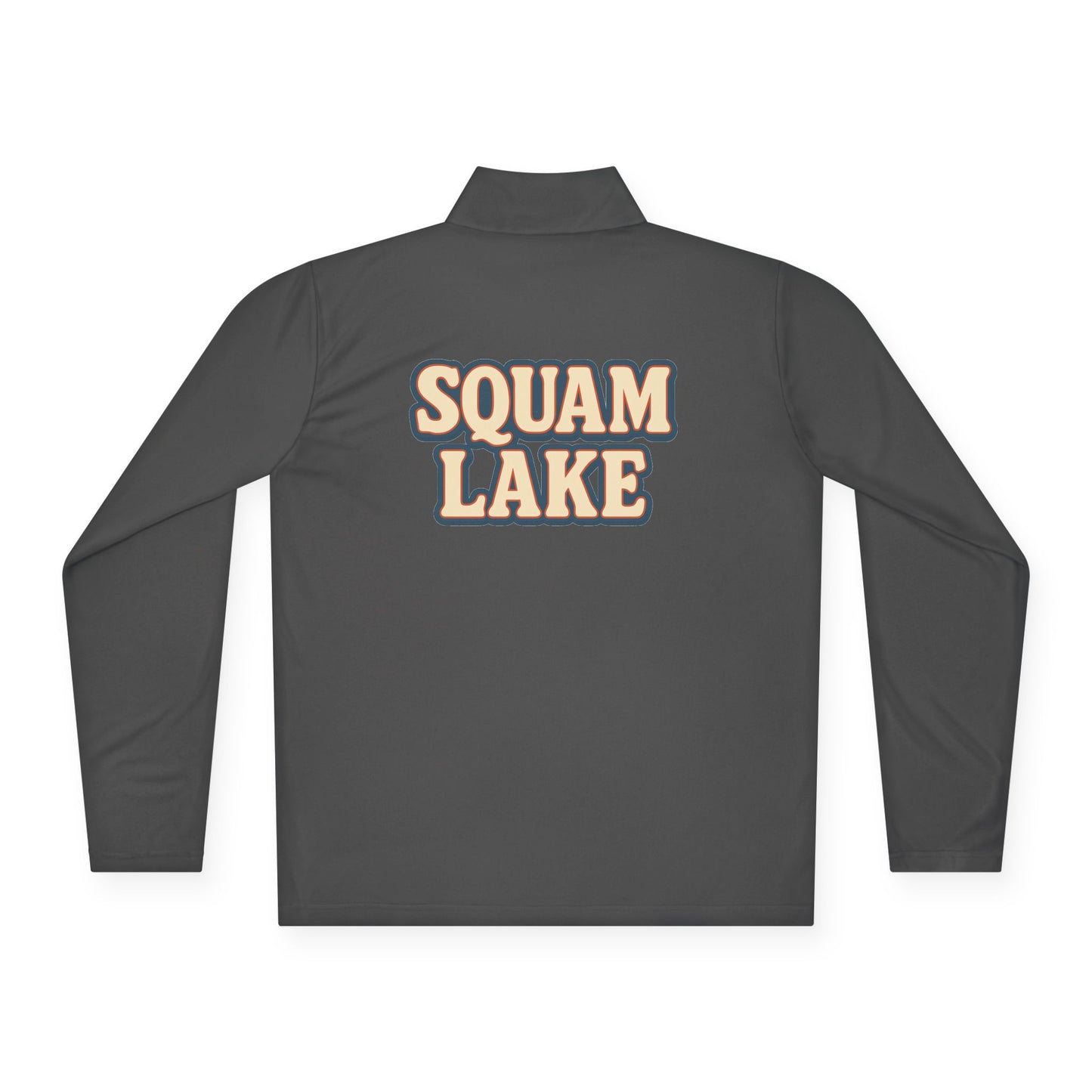 Cozy Unisex Quarter-Zip Pullover, Lake Apparel, Outdoor Gear, Relaxed Fit Layering, Gift for Nature Lovers