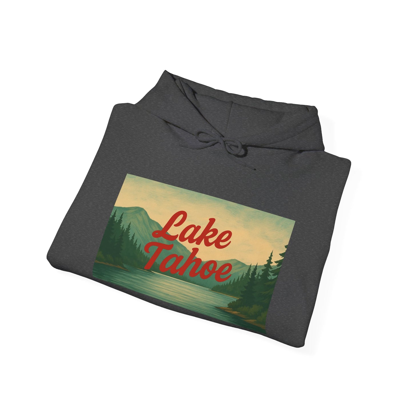 Lake Tahoe Hoodie, Cozy Casual Wear, Unisex Sweatshirt, Lake Lover Gift, Outdoor Adventure Apparel, Summer Retreat Fashion