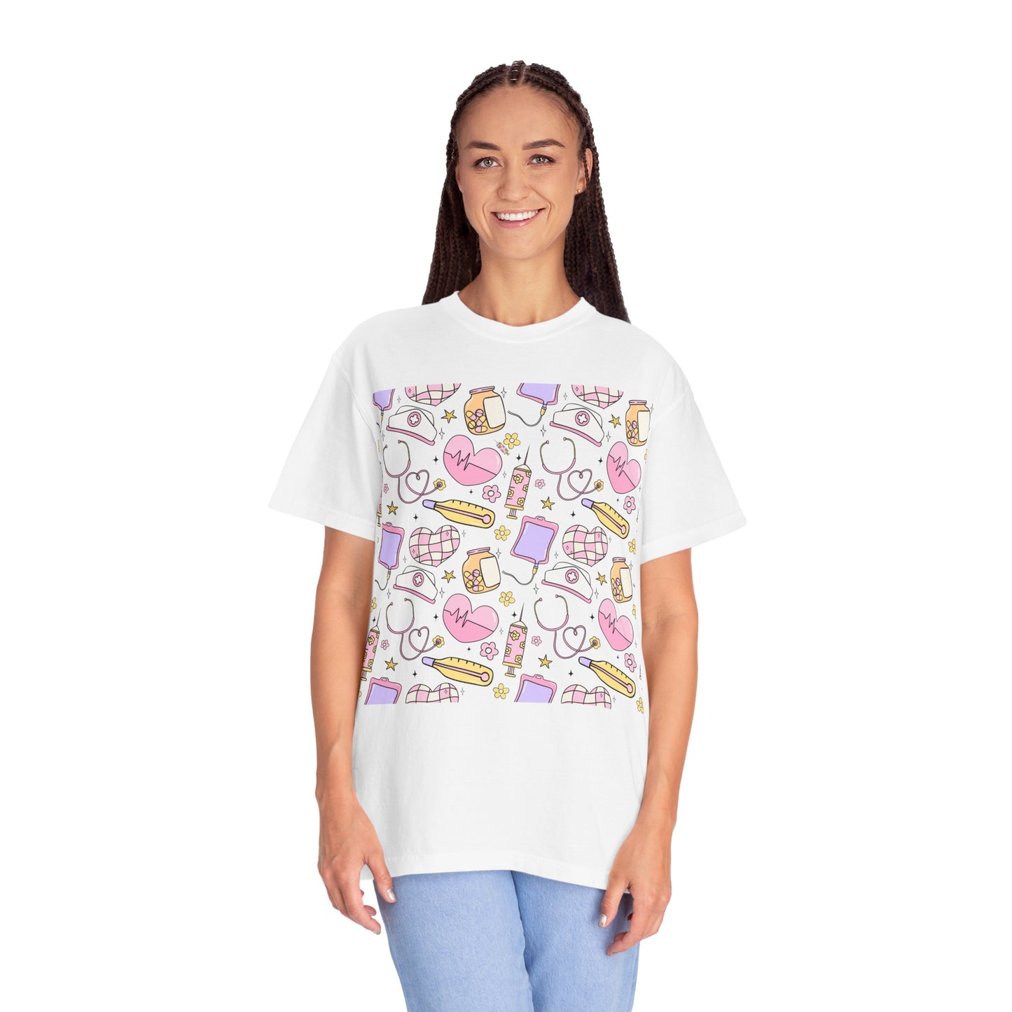 Nurse - Vibrant Playful Graphic T-shirt, Soft Casual Tee, Fun Gift for Friends, Perfect for Birthdays, Creative Expressions