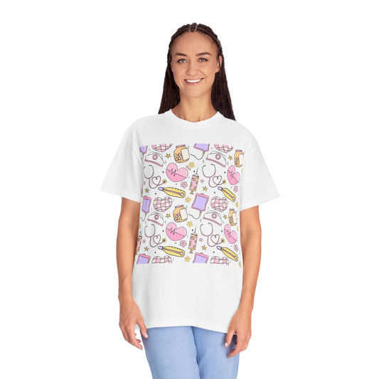 Nurse - Vibrant Playful Graphic T-shirt, Soft Casual Tee, Fun Gift for Friends, Perfect for Birthdays, Creative Expressions
