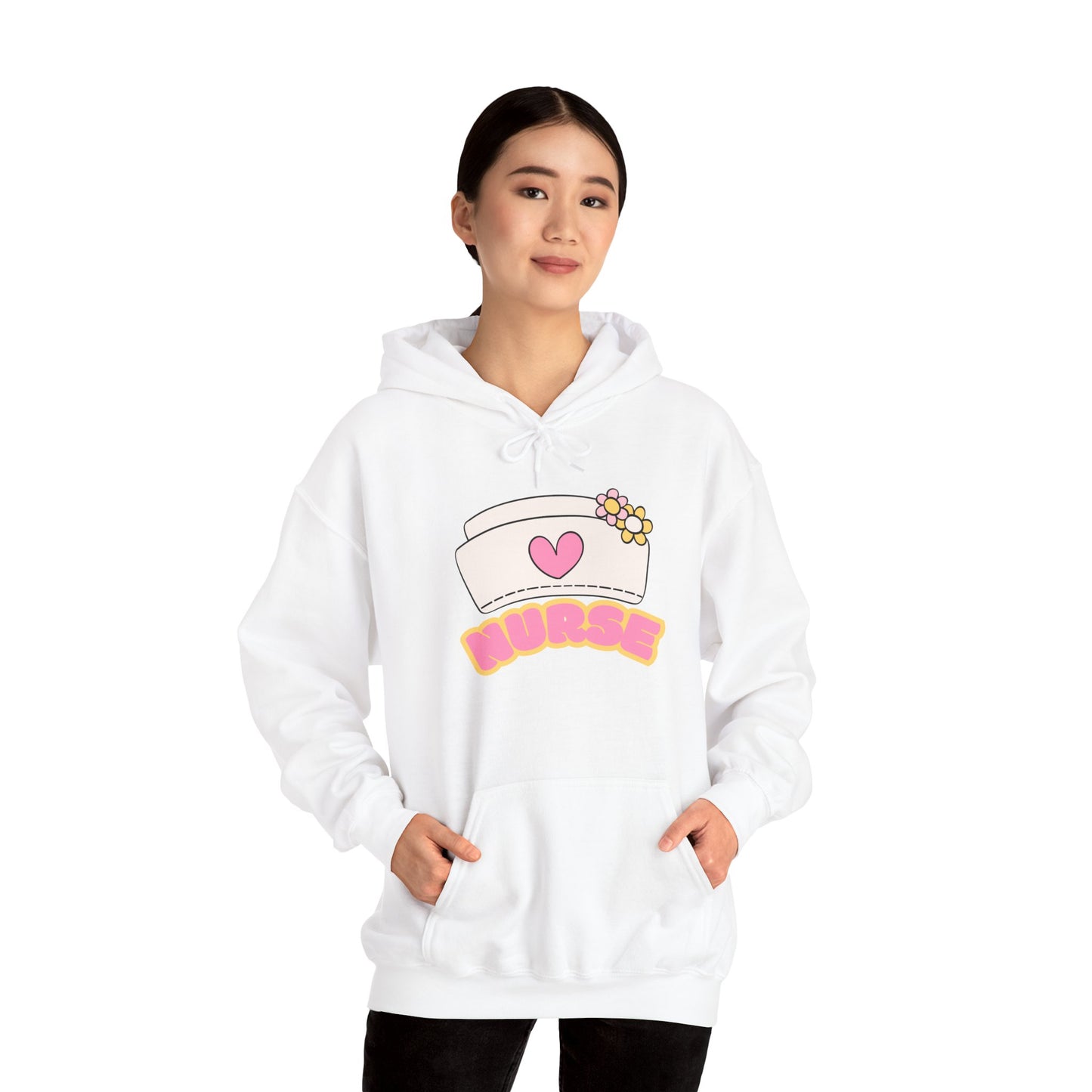 Nurse Love Hoodie | Cozy Unisex Sweatshirt, Gift for Healthcare Workers, Comfortable Nursing Apparel, Medical Appreciation Clothing