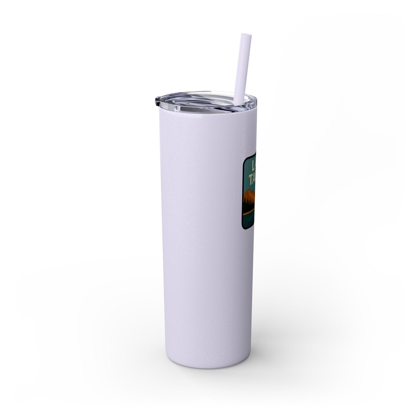Lake Tahoe Skinny Tumbler - 20oz Travel Mug, Eco-Friendly Drinkware for Adventurers, Ideal for Camping, Picnics, and Daily Hydration