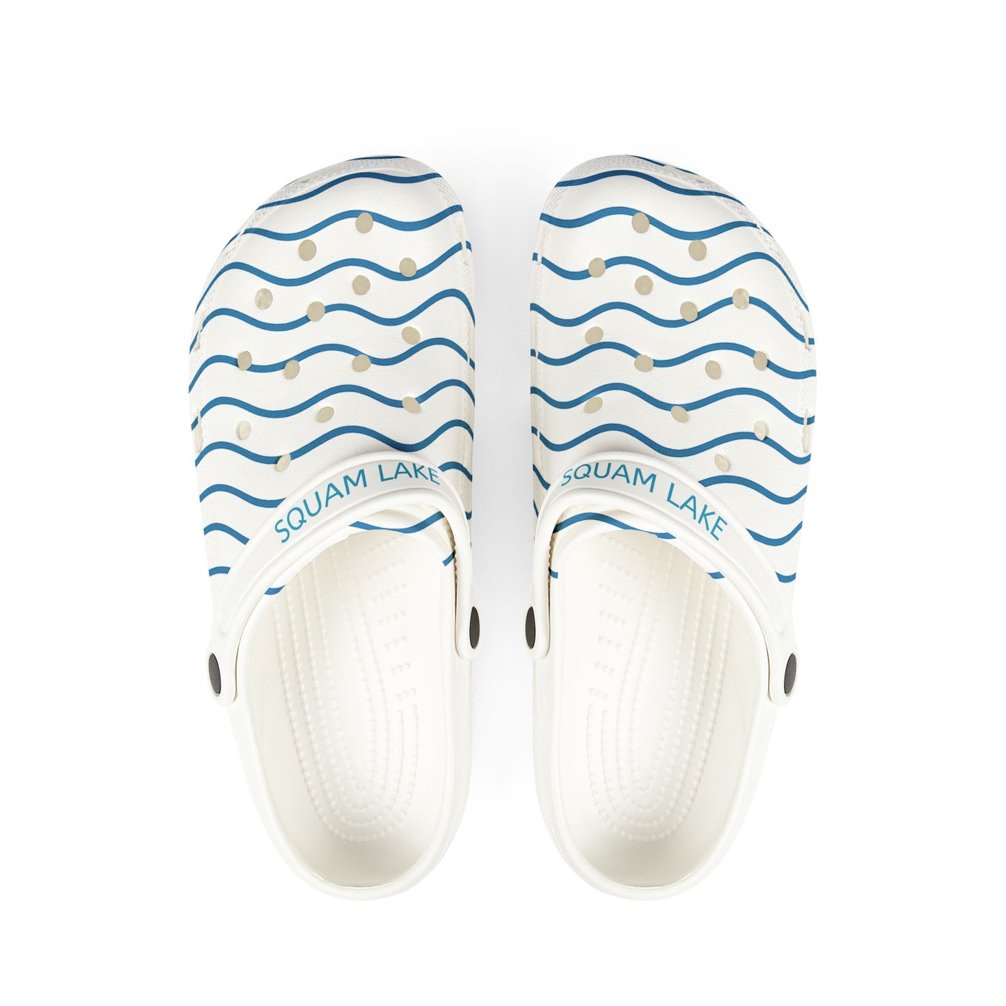 Squam Lake EVA Foam Clogs, Outdoor Comfort Shoes, Summer Swimwear Footwear, Gift for Lake Lovers, Casual Beach Days