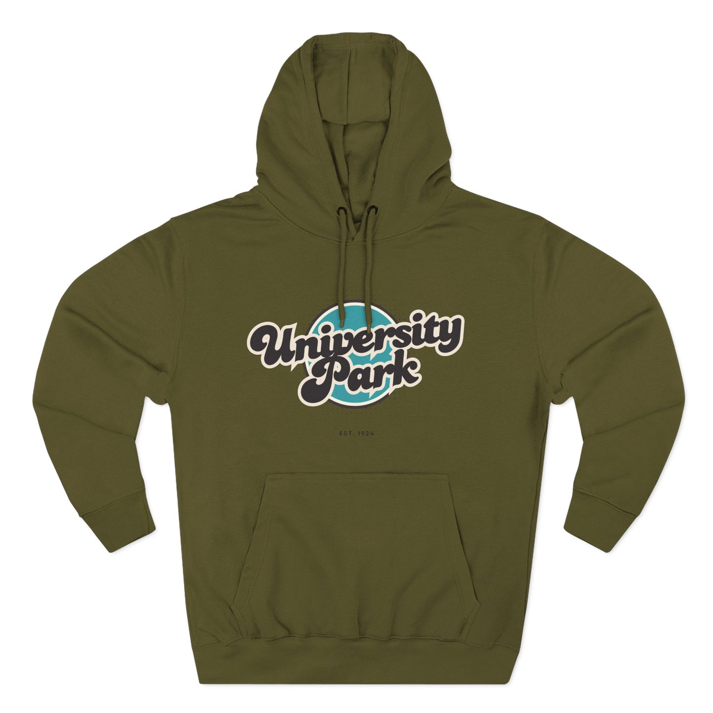 University Park Retro Vibe Hoodie for Casual Days, Streetwear, Unisex Gift, Cozy Layering Apparel