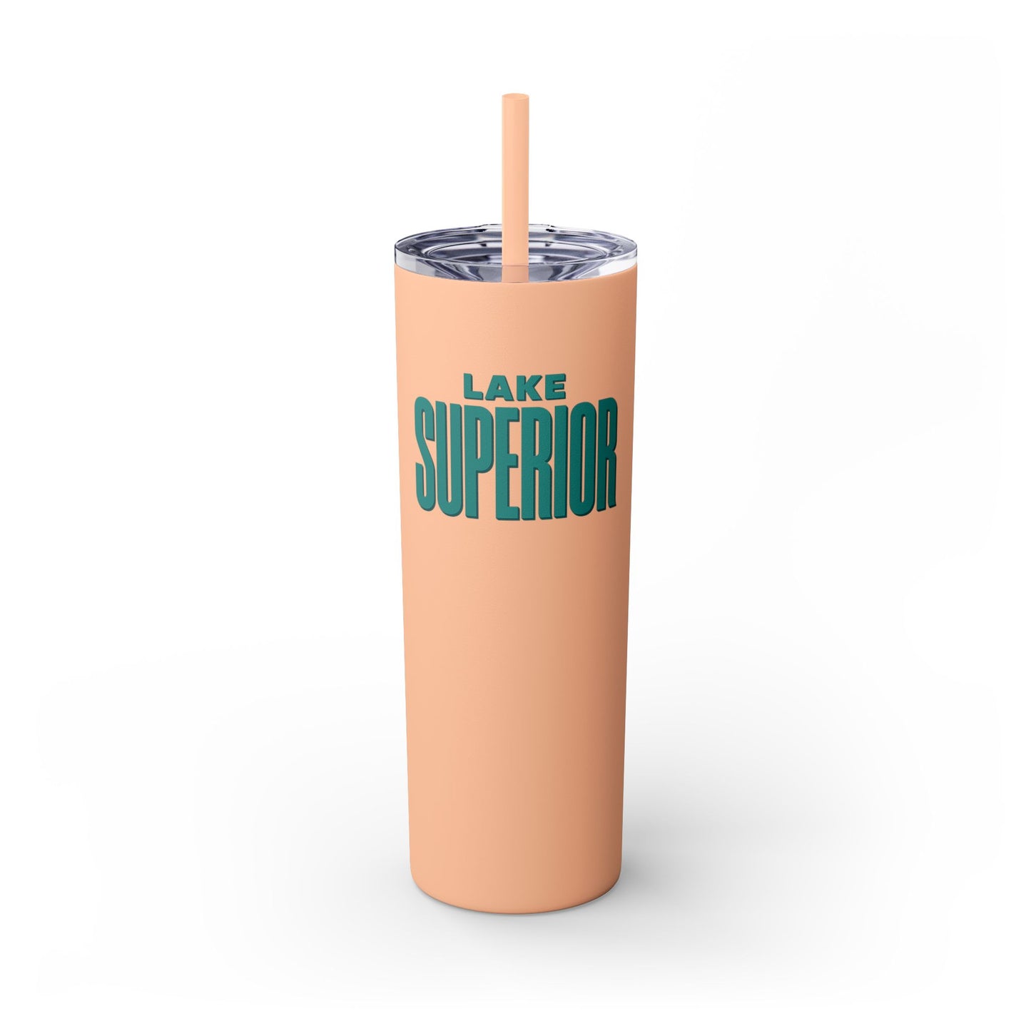 Lake Superior Skinny Tumbler - 20oz Travel Mug, Eco-Friendly Drinkware for Adventurers, Ideal for Camping, Picnics, and Daily Hydration