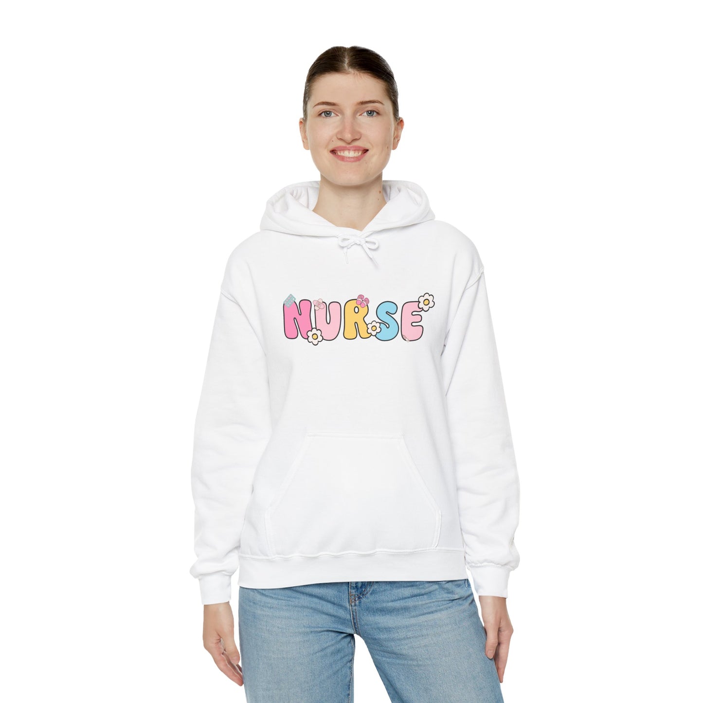 Cute Nurse Hoodie for Healthcare Workers, Cozy Sweatshirt for Nurses, Gift for Nursing Students, Healthcare Appreciation