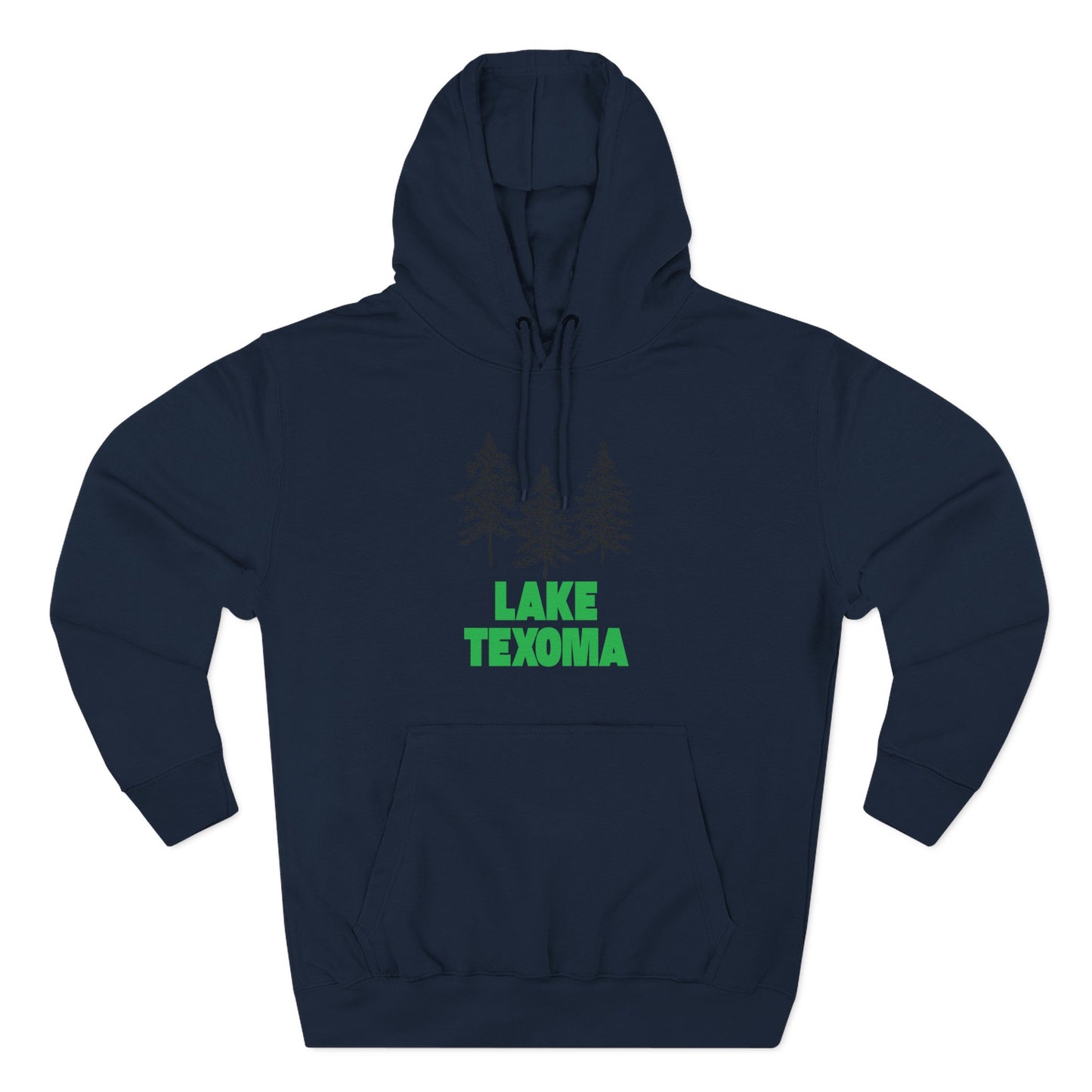 Lake Texoma Fleece Hoodie, Cozy Sweatshirt, Outdoor Adventure Wear, Unique Gift for Lake Lovers, Perfect for Fall and Winter