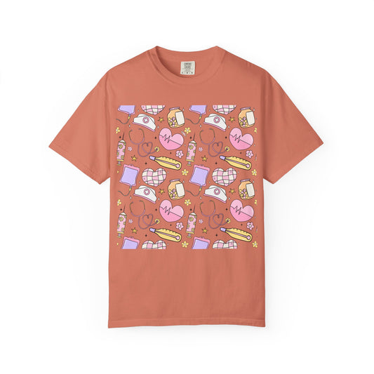 Nurse - Vibrant Playful Graphic T-shirt, Soft Casual Tee, Fun Gift for Friends, Perfect for Birthdays, Creative Expressions
