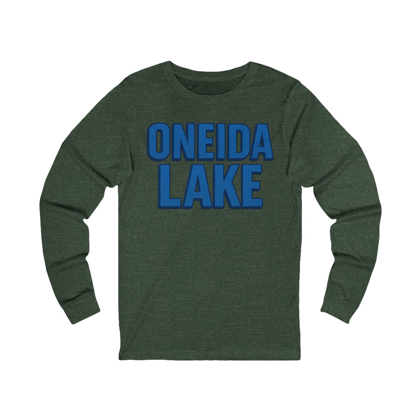 Oneida Lake Long Sleeve Tee, Cozy Unisex Shirt for Outdoor Lovers, Perfect for Lake Days, Casual Wear, Gift Idea