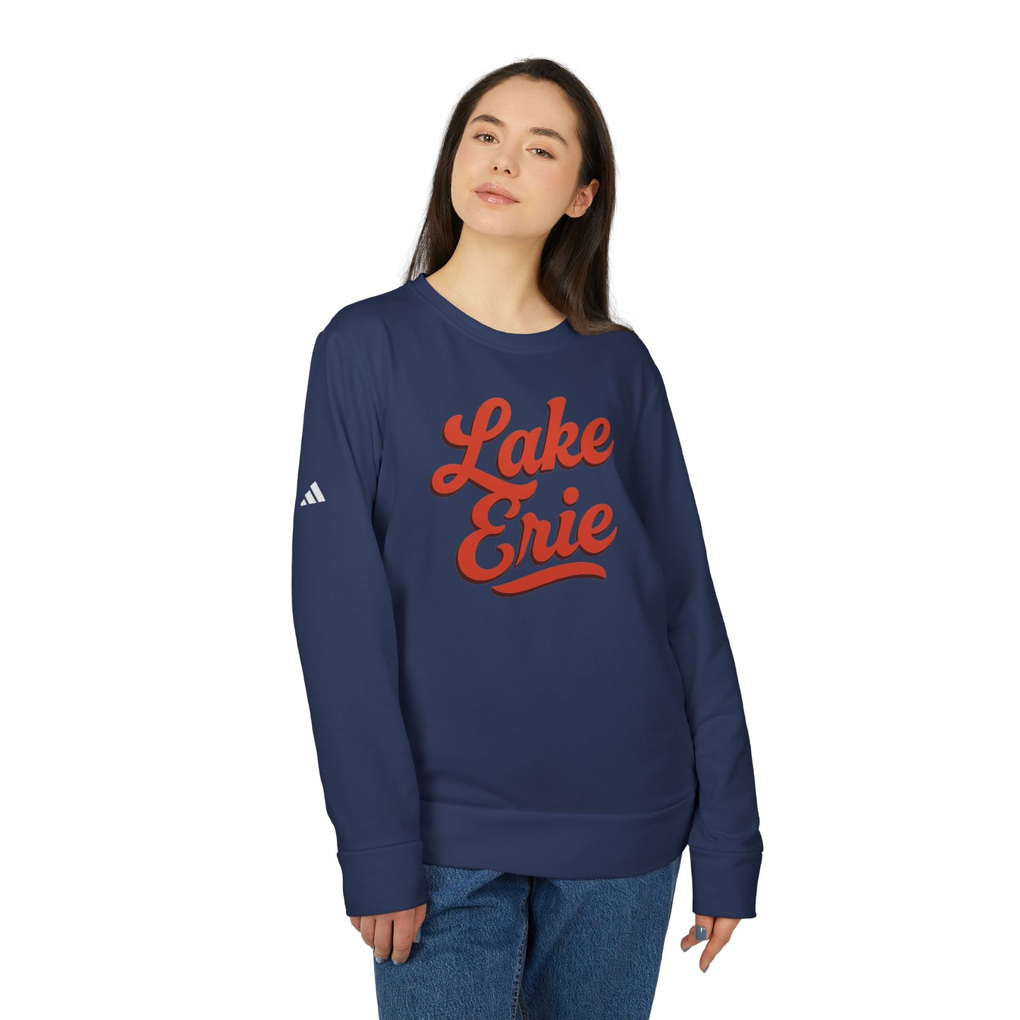 Lake Erie Adidas Unisex Fleece Crewneck Sweatshirt