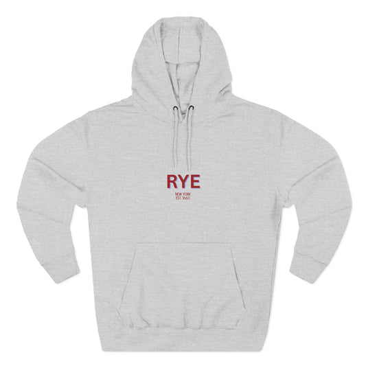 Rye Fleece Hoodie, Casual Sweatshirt, Cozy Layering Piece, Perfect Gift for All Occasions, Stylish Streetwear