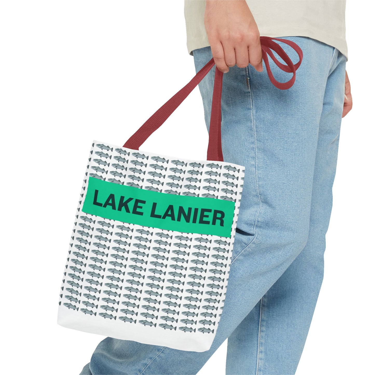 Lake Lanier Tote Bag | Stylish Beach Bag for Summer Outings, Lake Days, Eco-Friendly Shopping, Travel Tote
