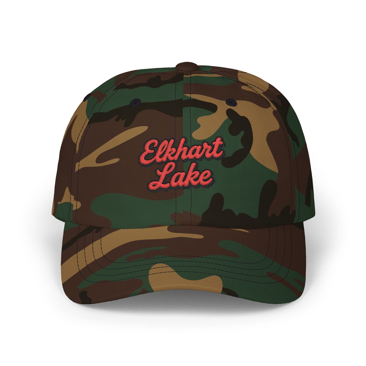 Elkhart Lake Stylish Dad Cap, Casual Summer Hat, Outdoor Accessory, Gift for Father's Day, Boating Trip Gear, Everyday Wear