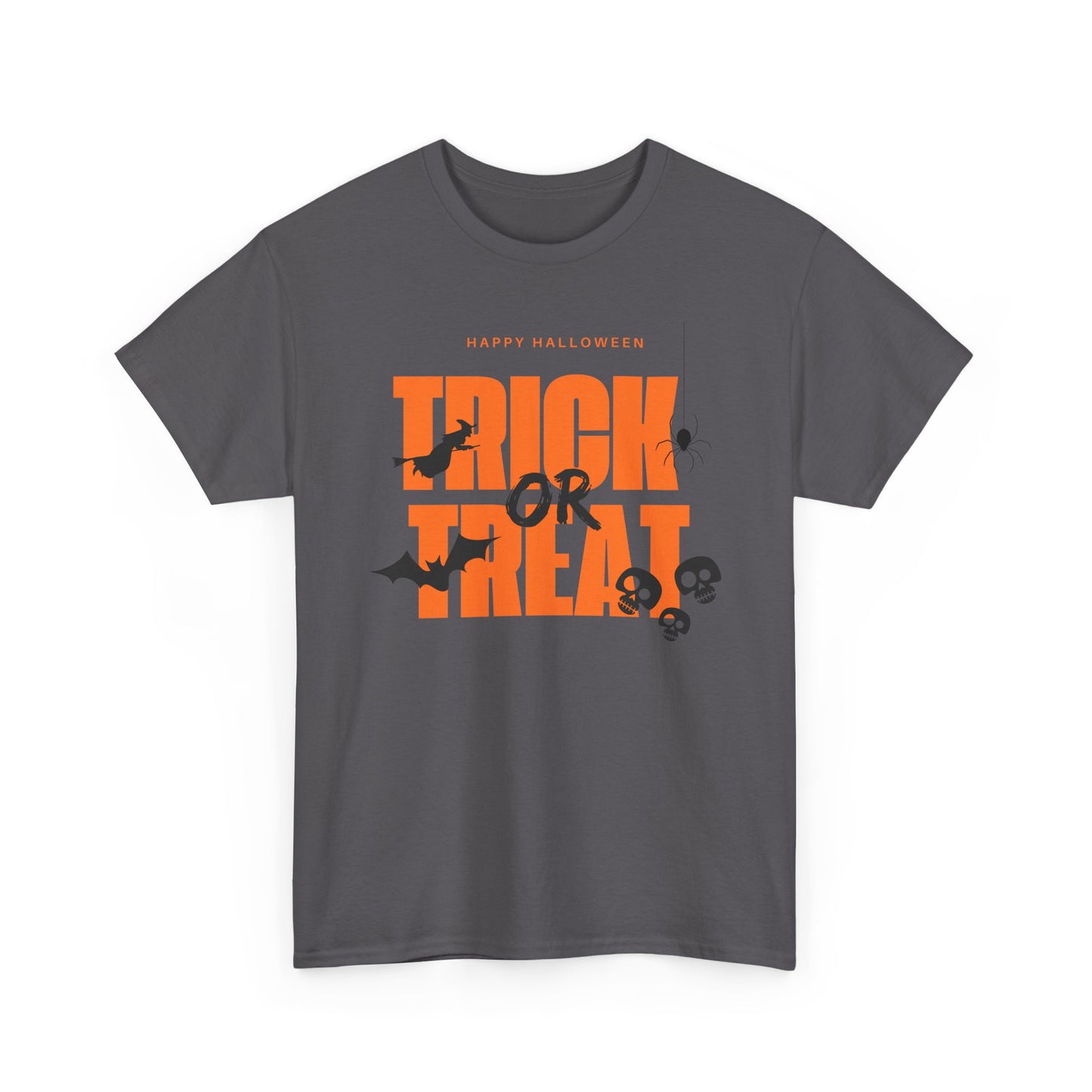 Halloween Unisex Tee, Funny Trick or Treat Shirt, Spooky Halloween Apparel, Unisex Cotton T-Shirt, Halloween Costume Top