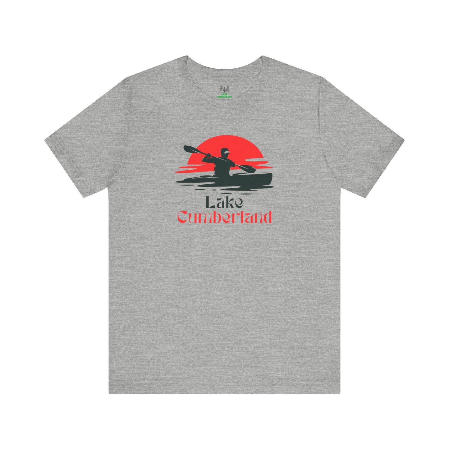 Lake Cumberland Tee - Kayaking Graphic Unisex Jersey Short Sleeve Shirt, Outdoor Adventure Gift, Summer Vibes, Lake Lover Apparel