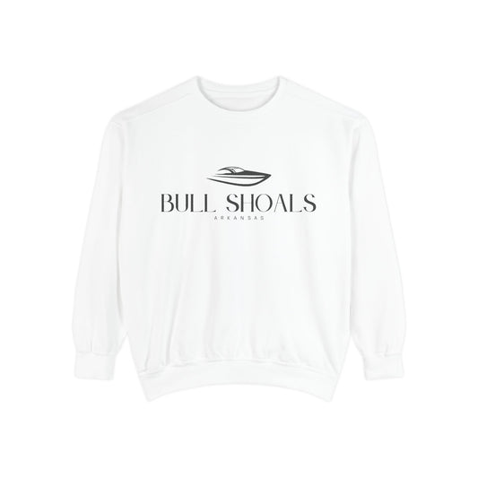 Bull Shoals Chill Vibes Sweatshirt - Unisex Garment-Dyed Style, Perfect for Lounging