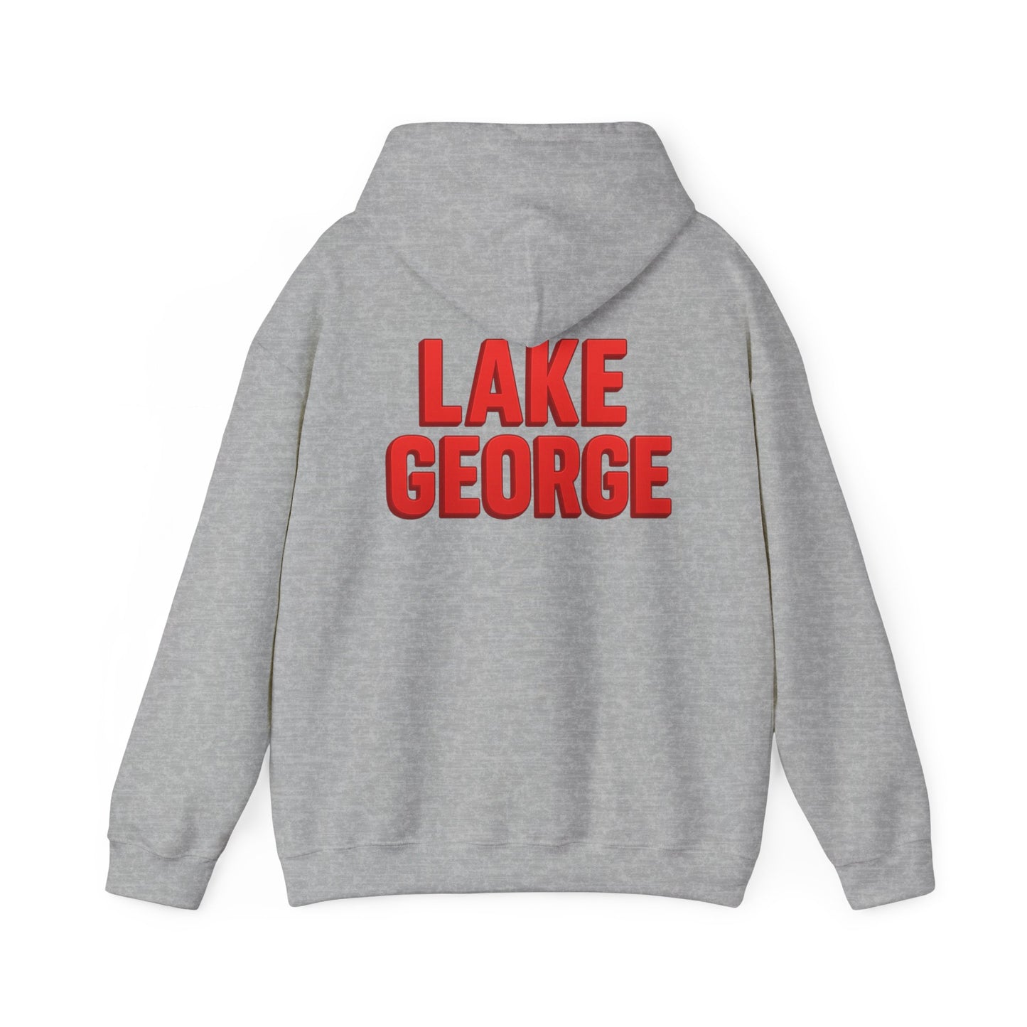 Lake George Hoodie, Cozy Casual Wear, Unisex Sweatshirt, Lake Lover Gift, Outdoor Adventure Apparel, Summer Retreat Fashion