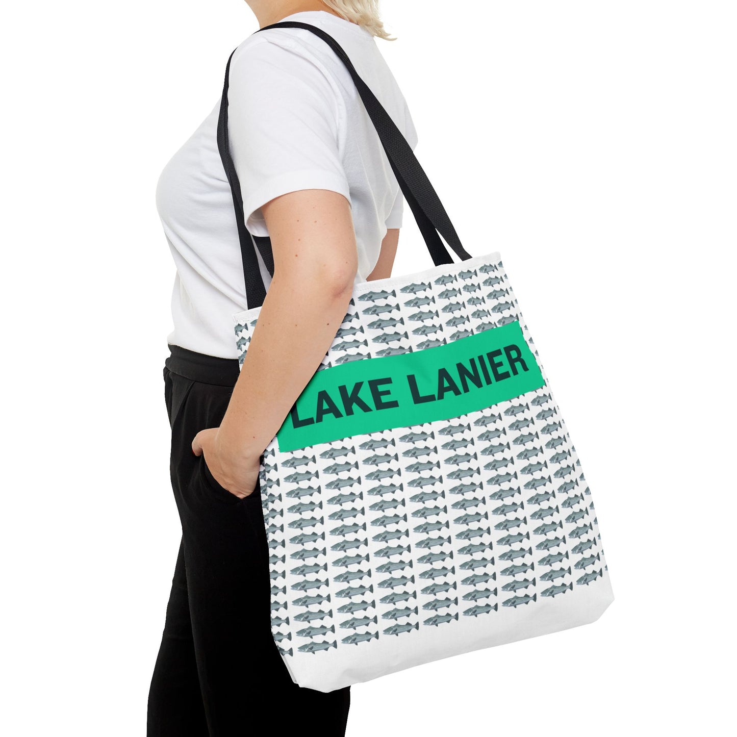 Lake Lanier Tote Bag | Stylish Beach Bag for Summer Outings, Lake Days, Eco-Friendly Shopping, Travel Tote