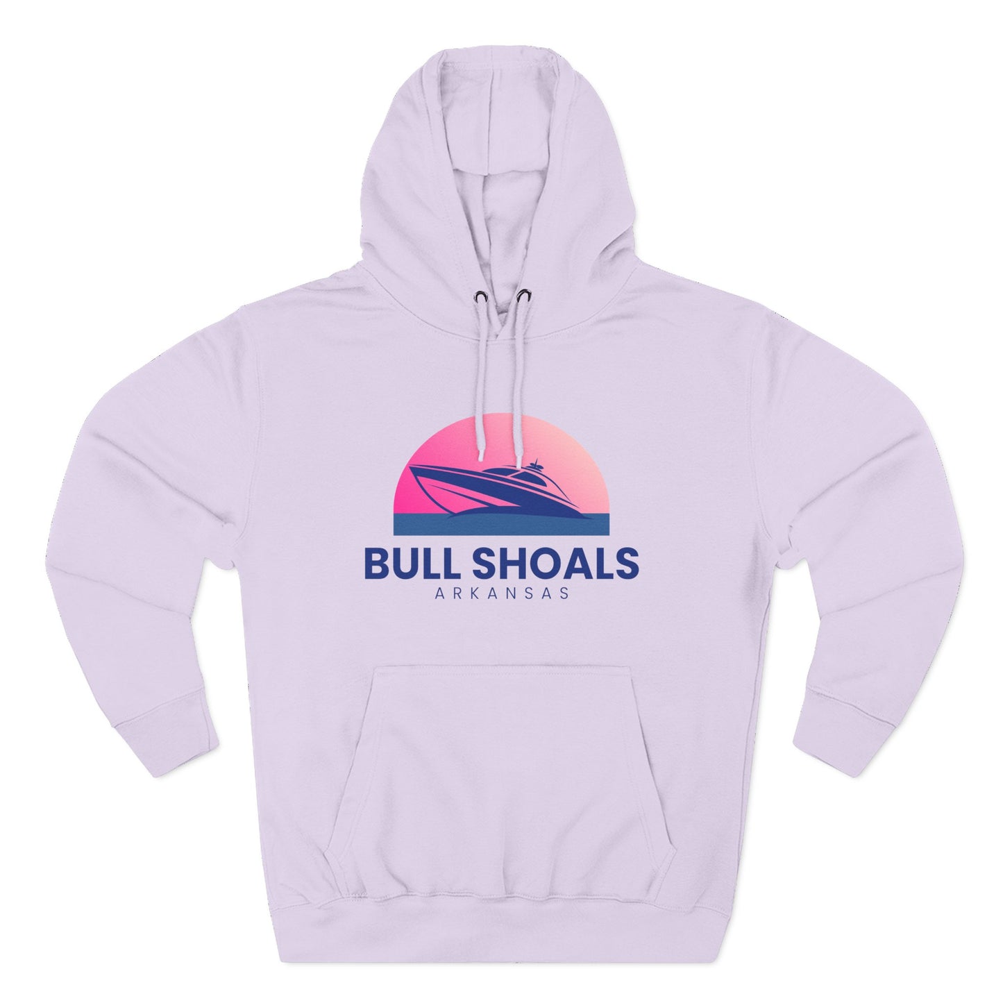 Bull Shoals Vibes Hoodie with Design, Perfect for Autumn Lovers, Comfortable and Stylish, Great Gift for Vacations