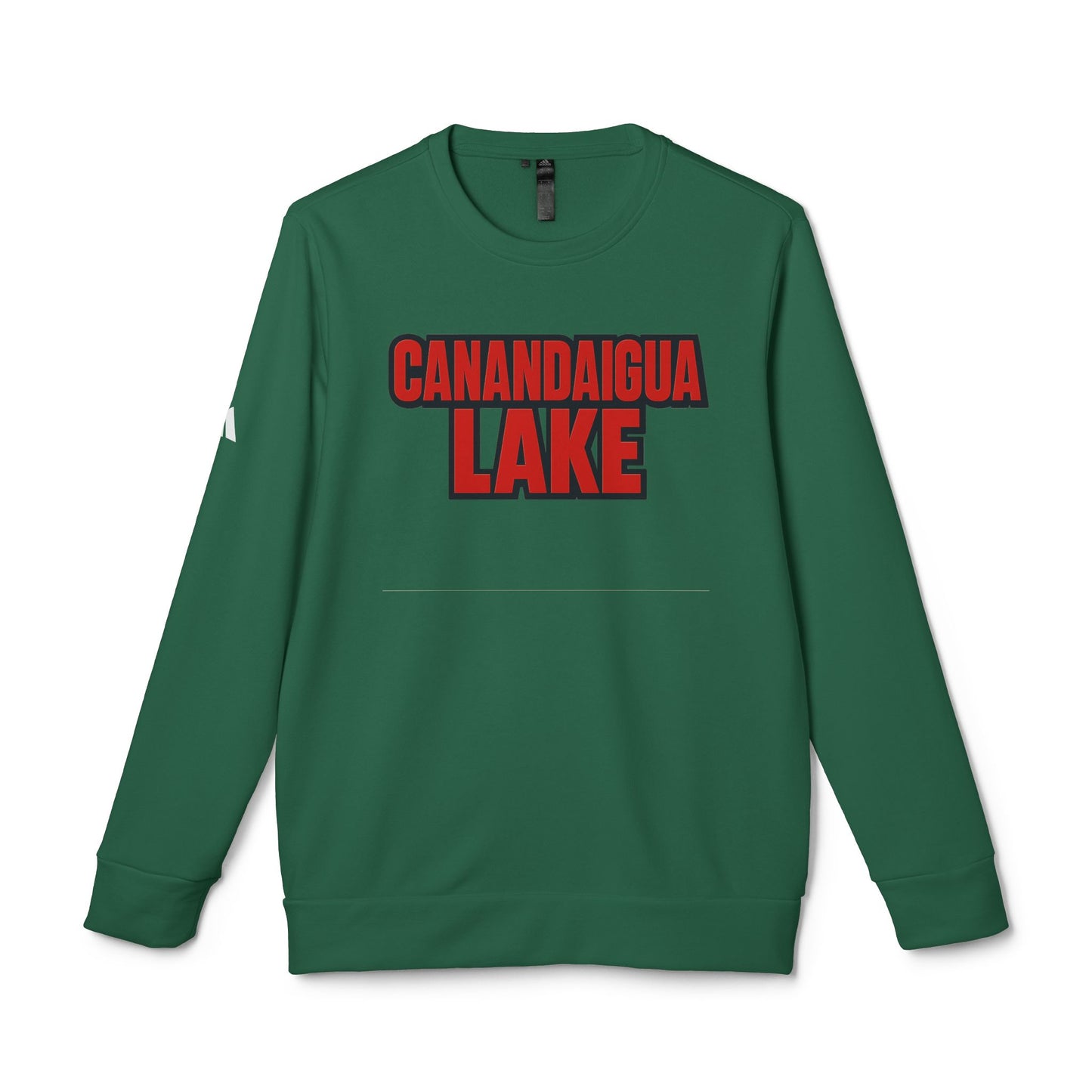 Canandaigua Lake Adidas Unisex Fleece Crewneck Sweatshirt