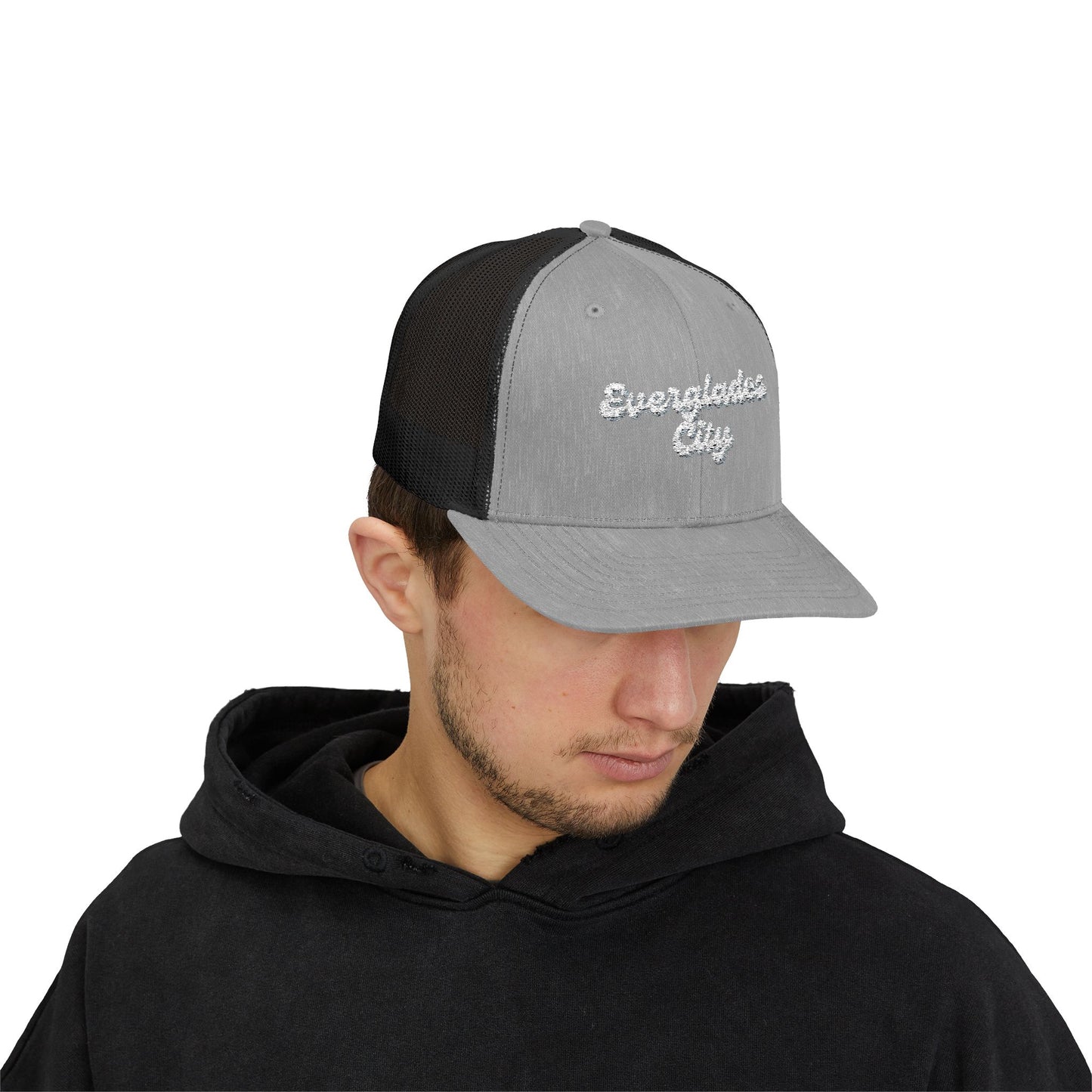 Everglades City Sparkly Trucker Cap with Rhinestone 'Ballin' Style' Design | Trendy Snapback Hat for Fashion Lovers, Unisex Gift for Holidays