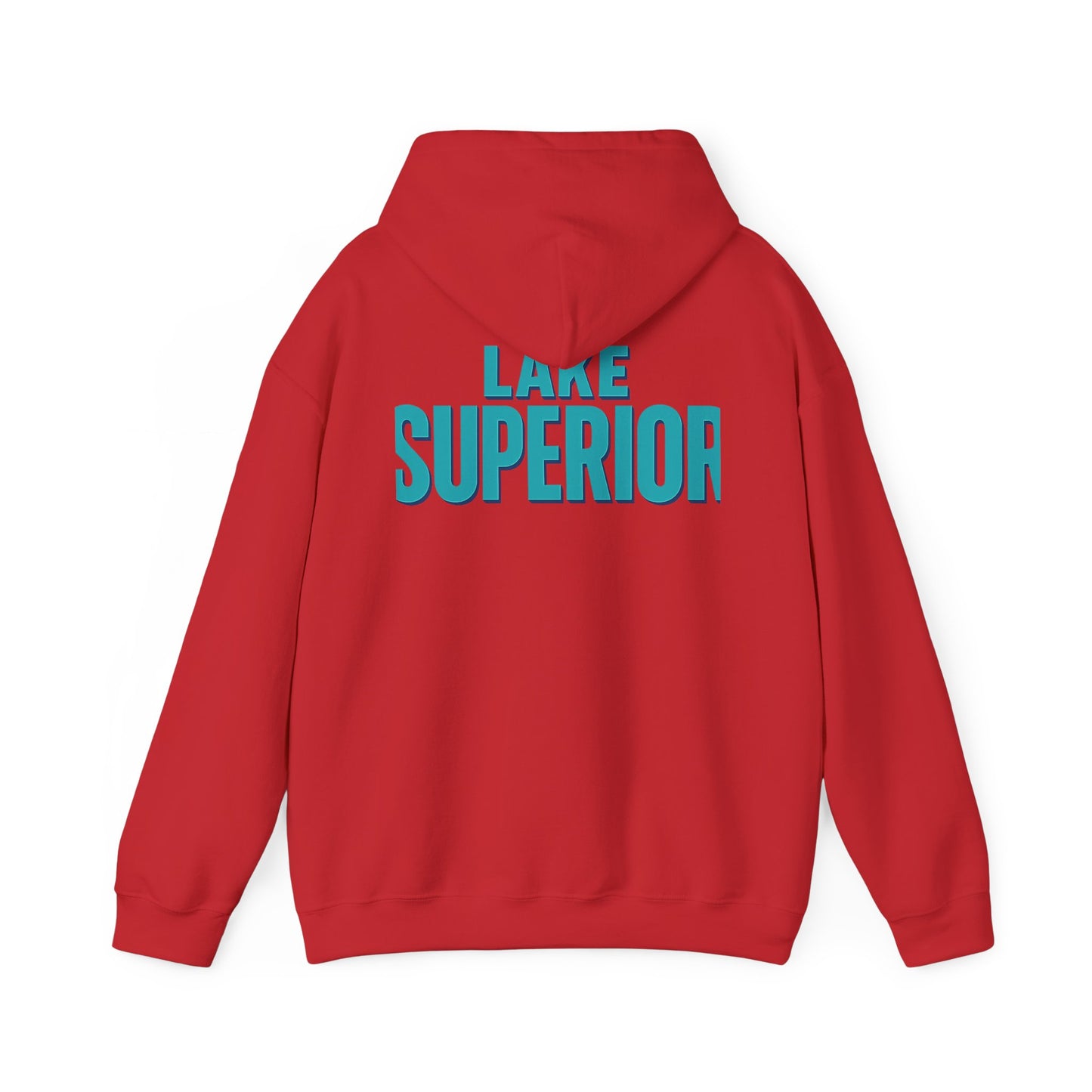 Lake Superior Hoodie, Cozy Casual Wear, Unisex Sweatshirt, Lake Lover Gift, Outdoor Adventure Apparel, Summer Retreat Fashion