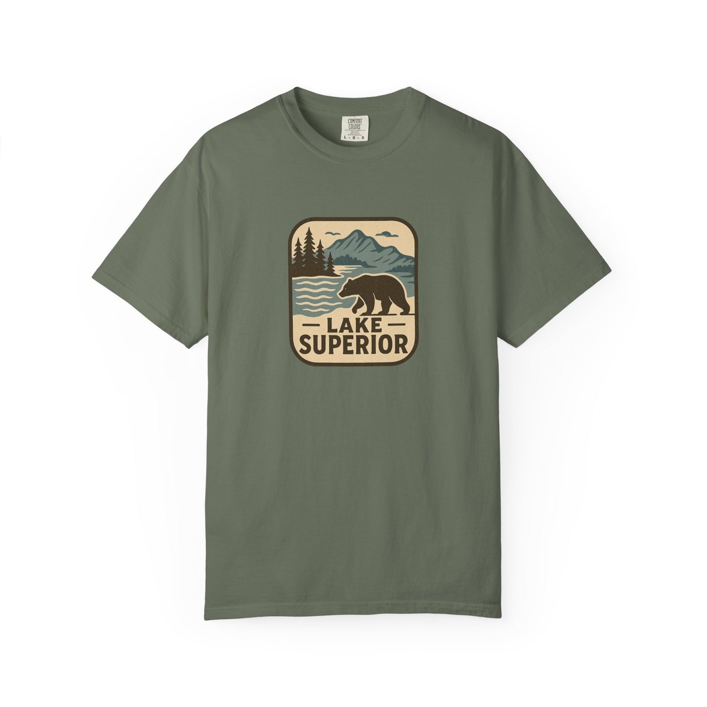 Lake Superior Unisex T-Shirt, Casual Graphic Tee, Nature Lover Gift, Outdoor Adventure Shirt, Vacation Souvenir, Summer Wear
