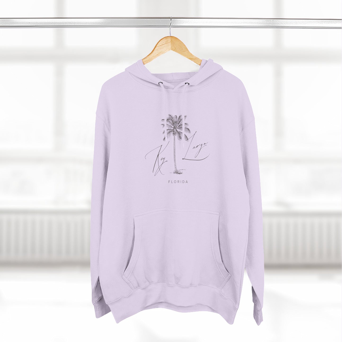 Key Largo Stylish Three-Panel Fleece Hoodie for Cozy Days, Casual Wear, Warm Layering, Gift for Him or Her