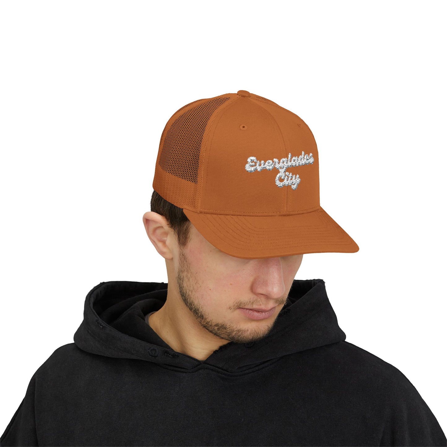 Everglades City Sparkly Trucker Cap with Rhinestone 'Ballin' Style' Design | Trendy Snapback Hat for Fashion Lovers, Unisex Gift for Holidays