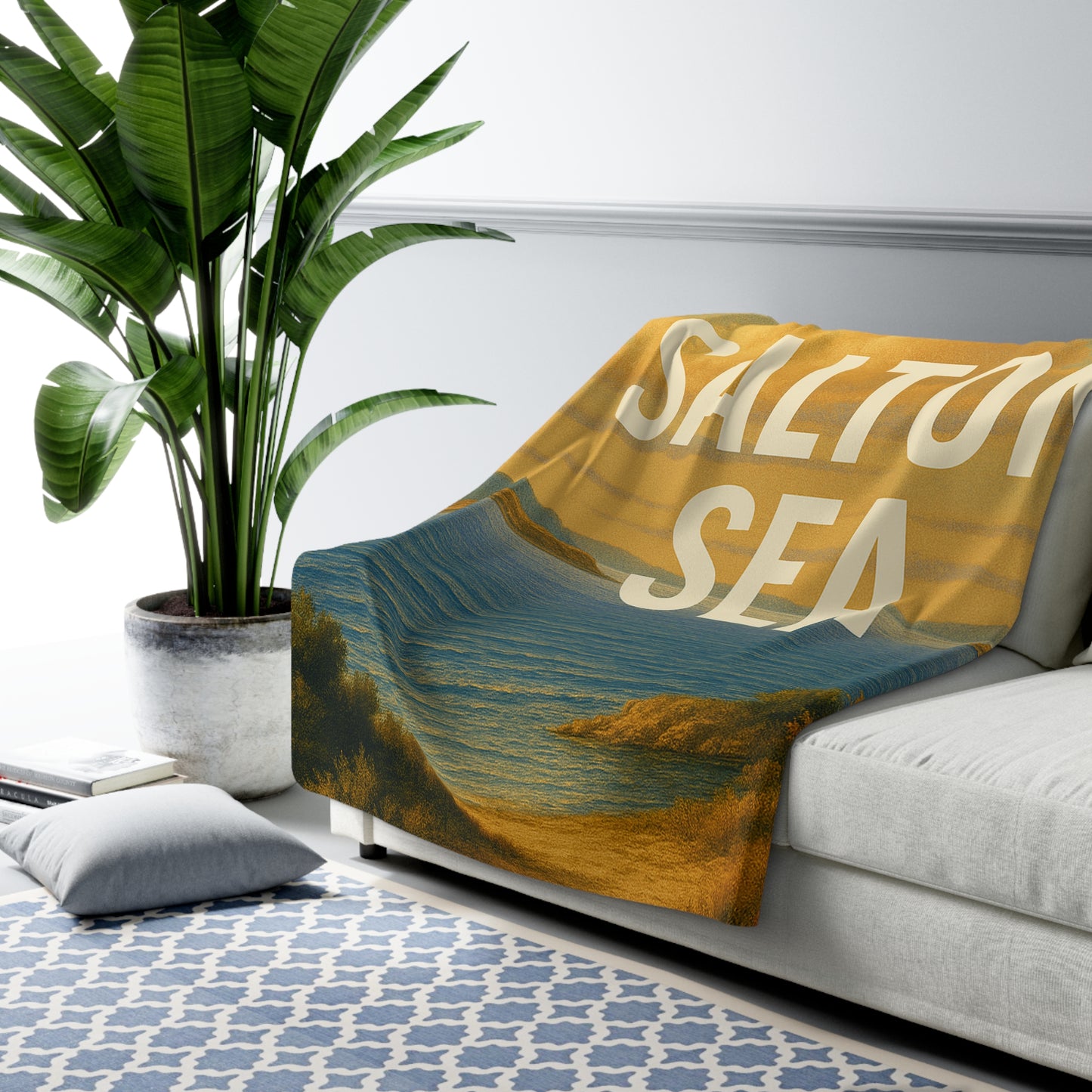 Salton Sea Sherpa Fleece Blanket