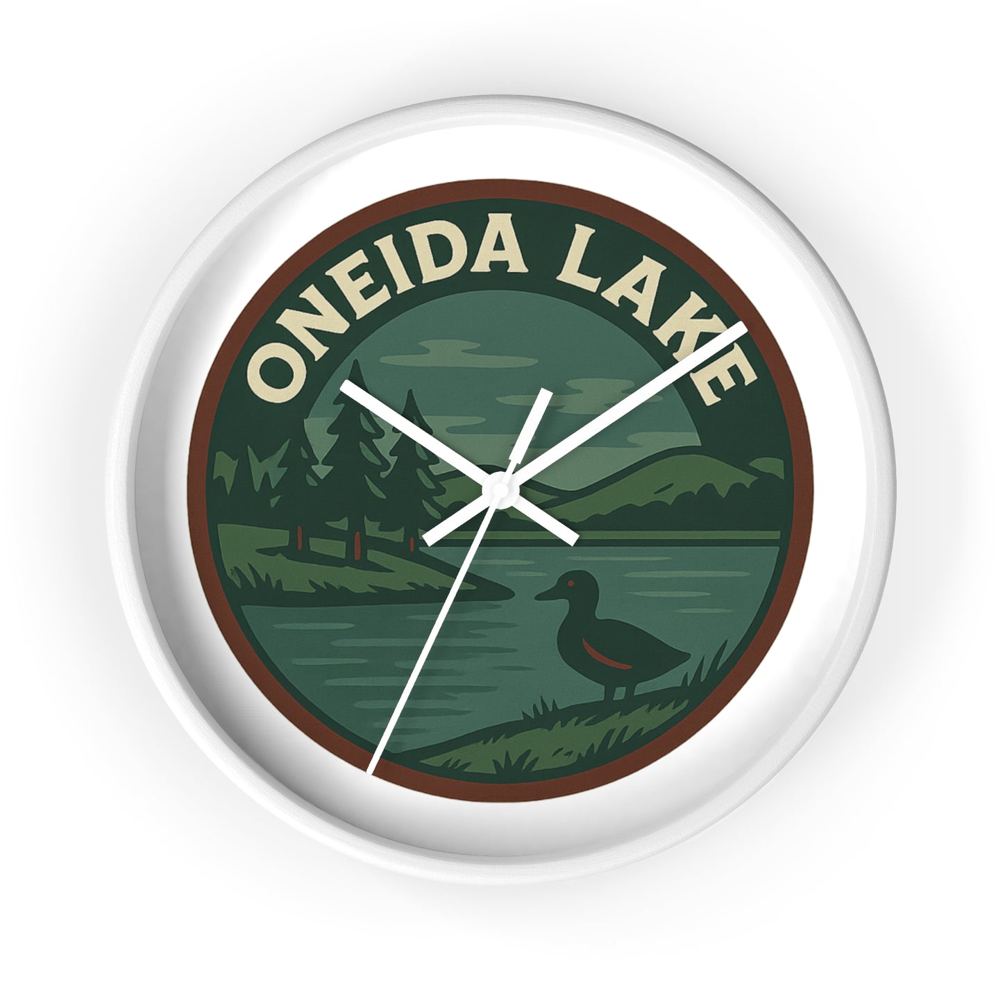 Oneida Lake Wall Clock