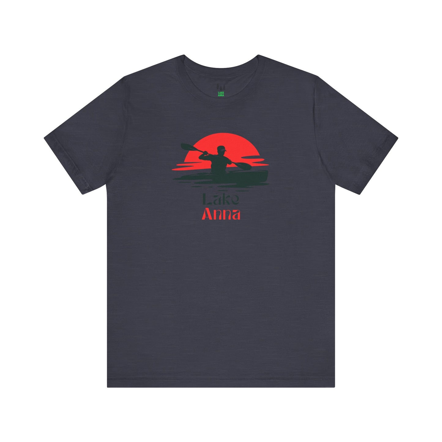 Lake Anna Tee - Kayaking Graphic Unisex Jersey Short Sleeve Shirt, Outdoor Adventure Gift, Summer Vibes, Lake Lover Apparel