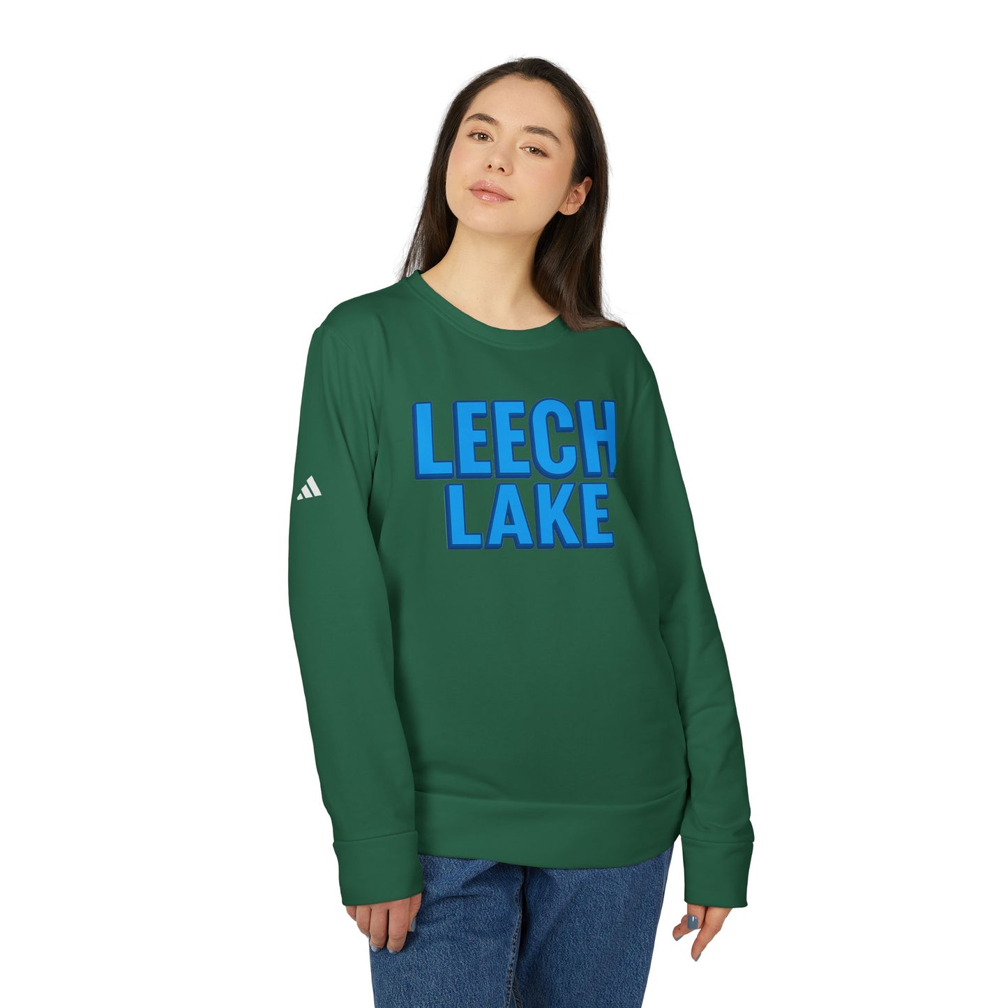 Leech Lake Cozy Outdoor Sweatshirt for Nature Lovers, Unisex Crewneck, Perfect for Hiking, Camping, or Relaxing at Home, Design