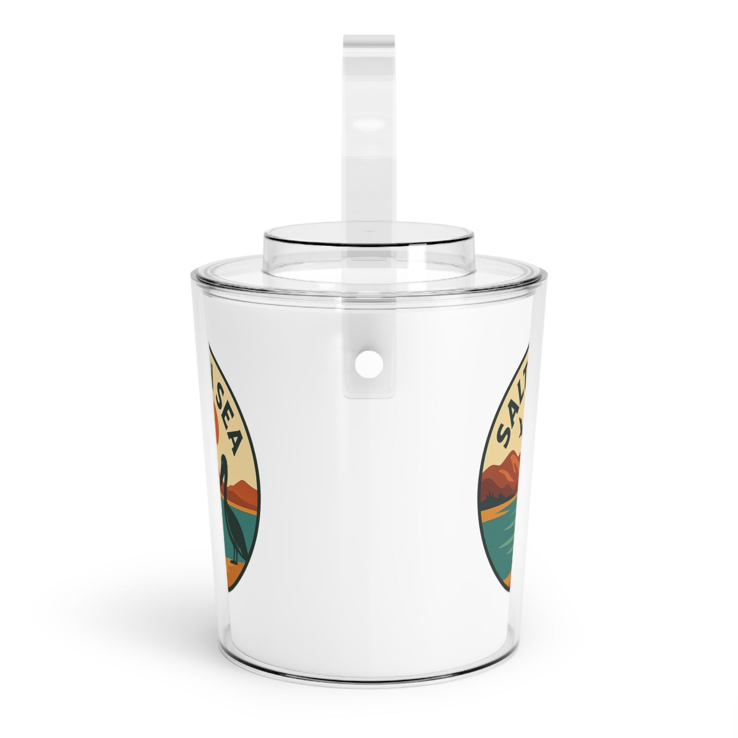 Salton Sea Ice Bucket with Tongs