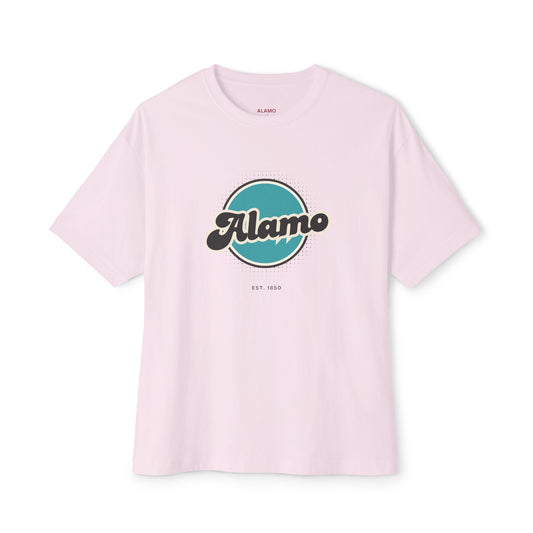 Alamo Retro Oversized Tee, Unisex T-Shirt, Casual Fashion Top, Vintage Graphic Shirt, Perfect Gift for Any Occasion