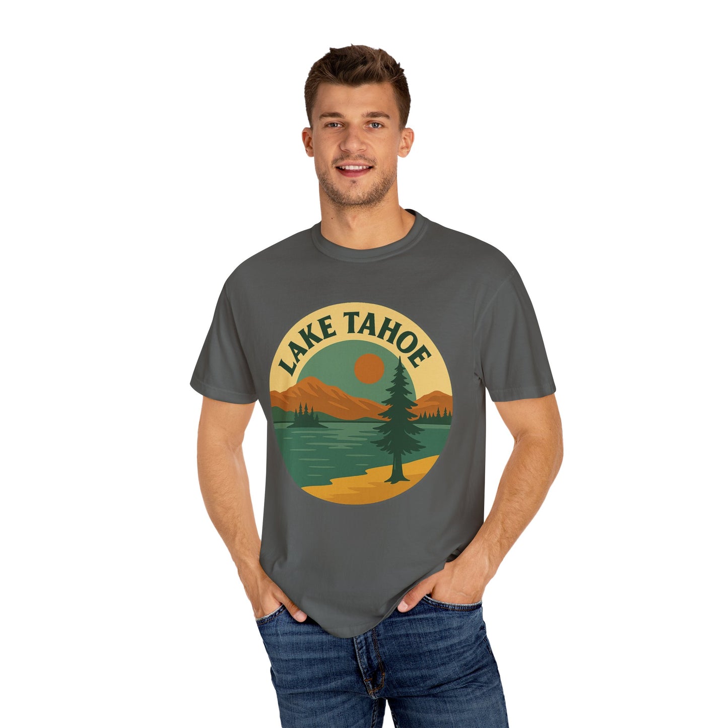 Lake Tahoe Unisex Garment-Dyed T-shirt