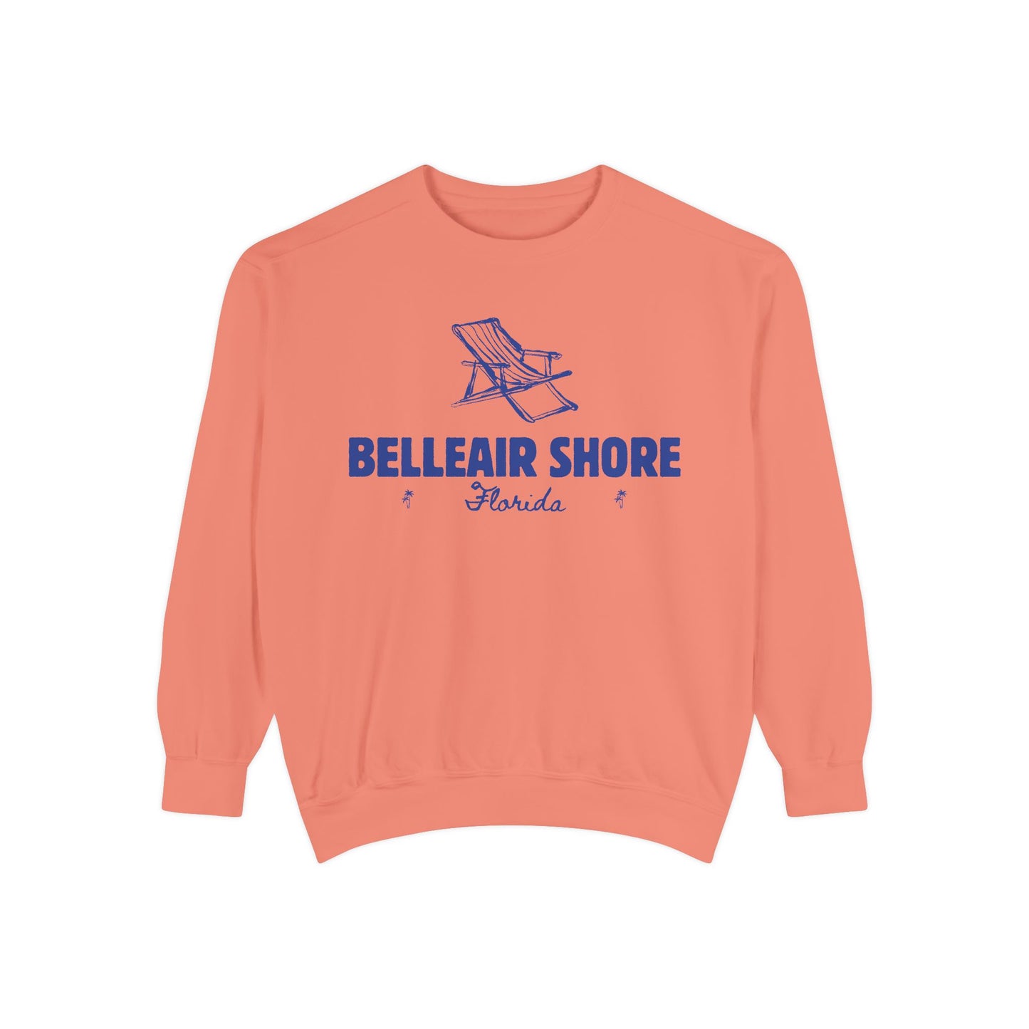 Belleair Shore Vibes Unisex Sweatshirt | Garment-Dyed Comfort, Perfect for Casual Outings, Travel, Gifts, Autumn Days