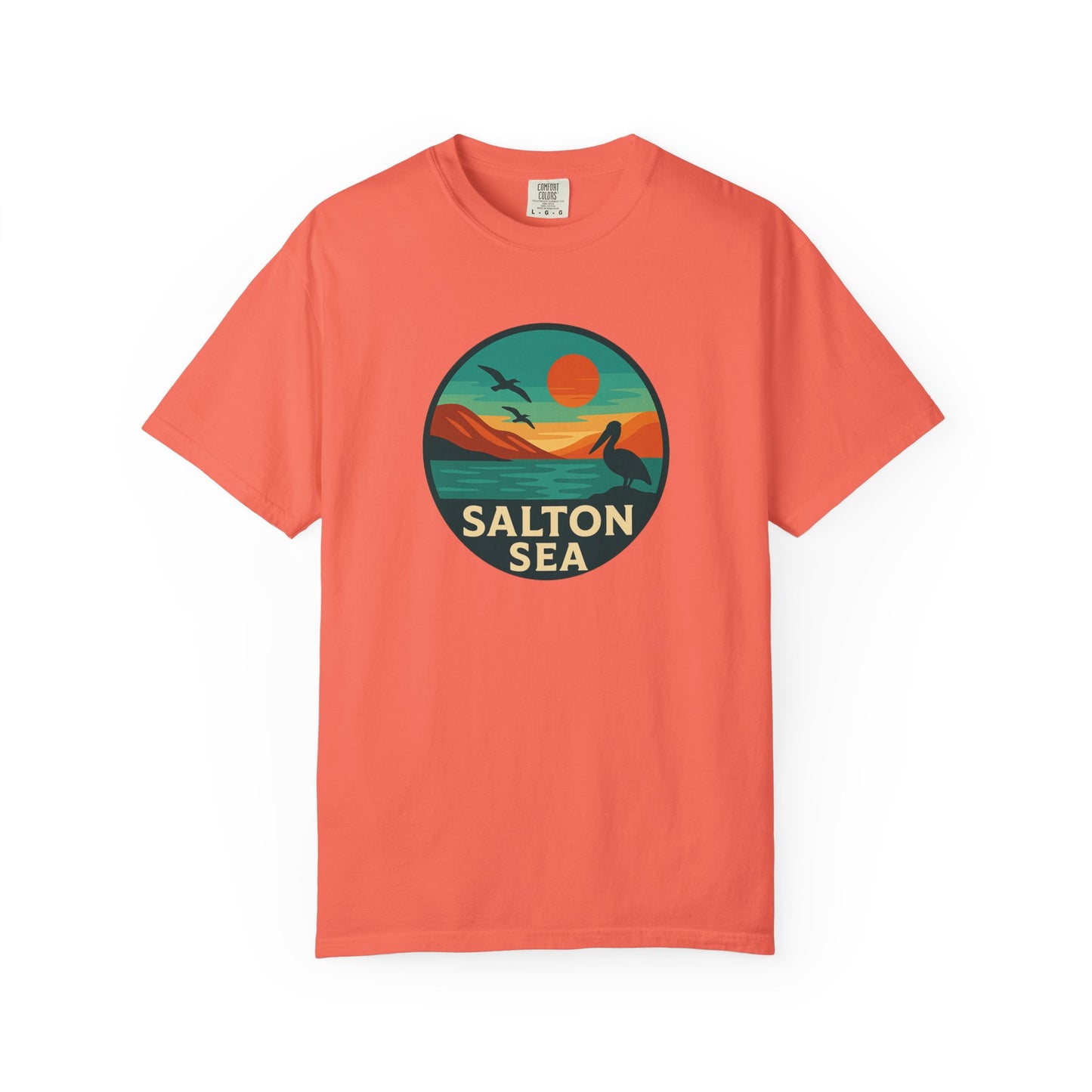Salton Sea Unisex T-Shirt, Casual Graphic Tee, Nature Lover Gift, Outdoor Adventure Shirt, Vacation Souvenir, Summer Wear