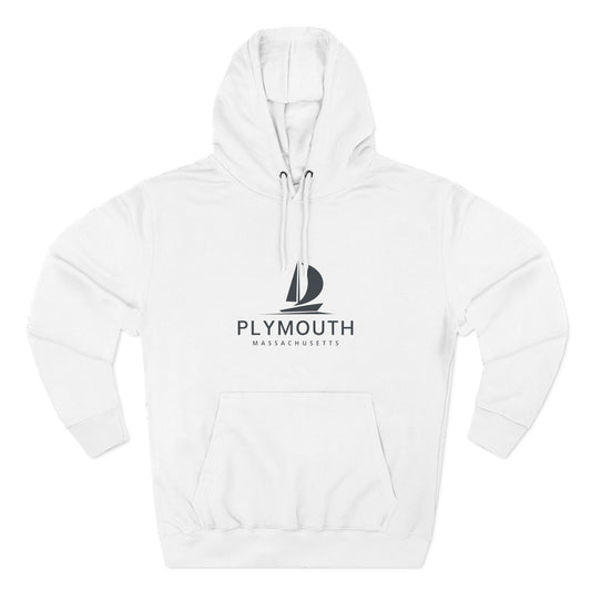 Plymouth Inspired Fleece Hoodie, Casual Wear, Relaxation, Gift for Autumn Lovers, Travel Essential