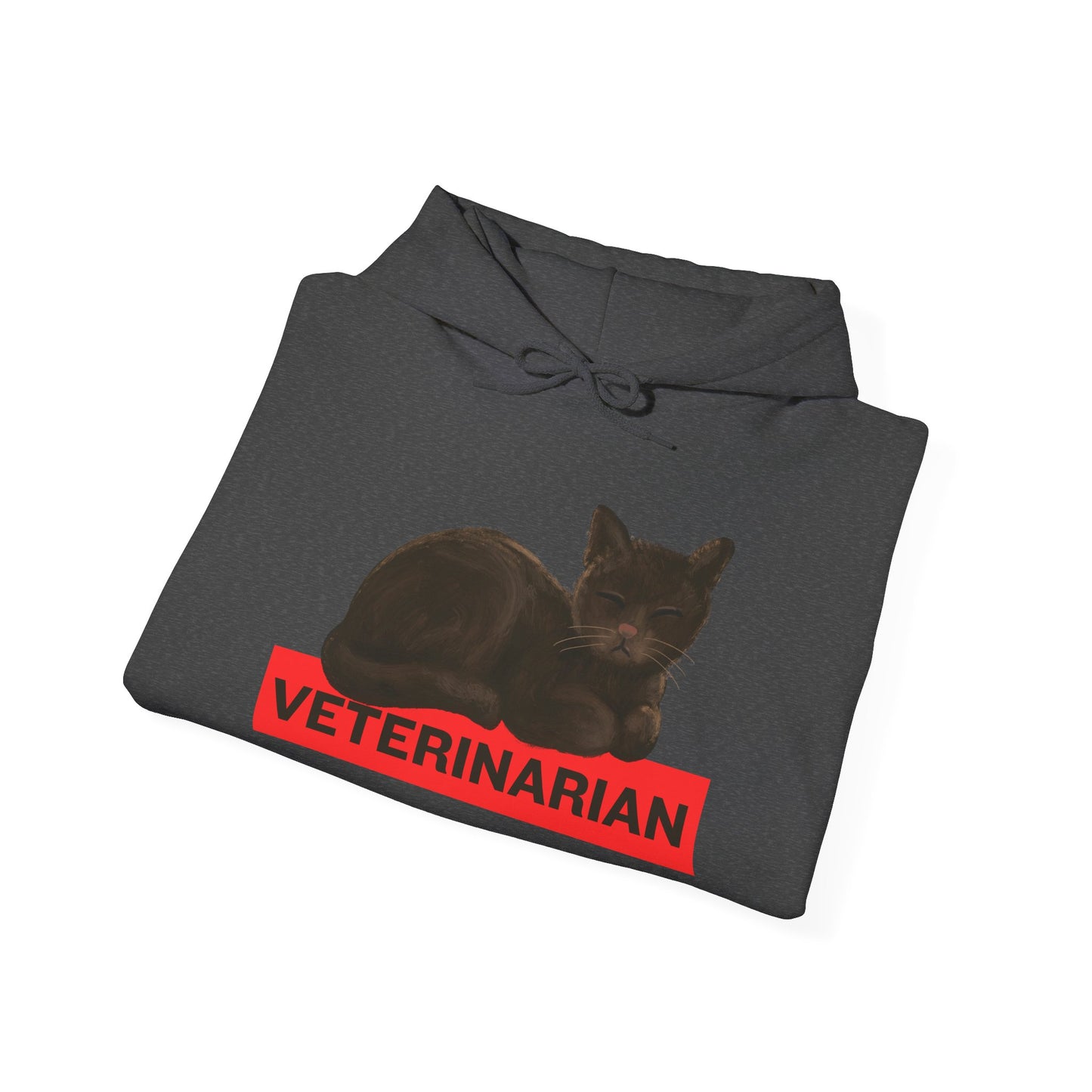 Veterinarian Cat Hoodie for Animal Lovers, Unisex Sweatshirt, Gifts for Vet Students, Pet Owners, Animal Enthusiasts, Cozy Gift Idea