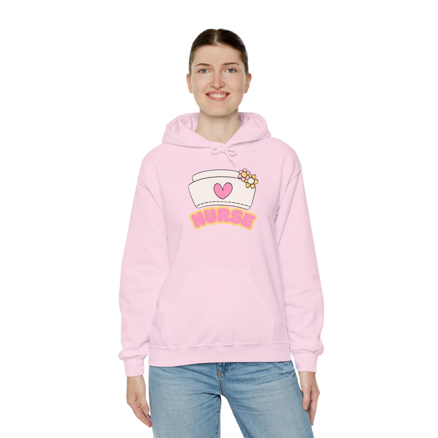 Nurse Love Hoodie | Cozy Unisex Sweatshirt, Gift for Healthcare Workers, Comfortable Nursing Apparel, Medical Appreciation Clothing