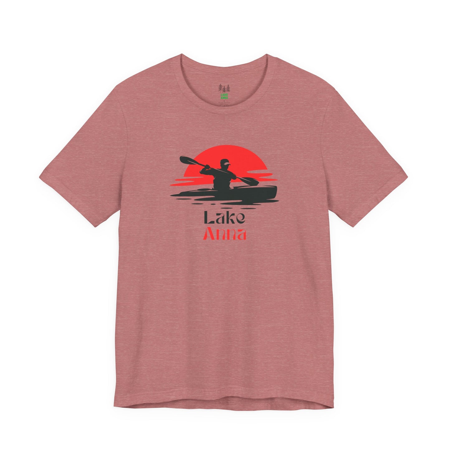 Lake Anna Tee - Kayaking Graphic Unisex Jersey Short Sleeve Shirt, Outdoor Adventure Gift, Summer Vibes, Lake Lover Apparel
