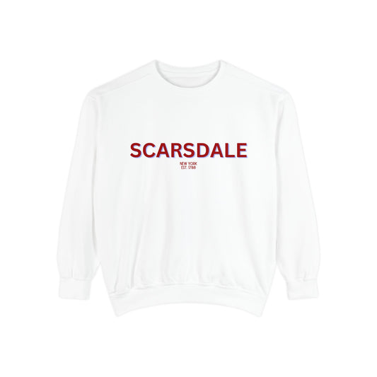Scarsdale Unisex Garment-Dyed Sweatshirt | Cozy Fashion, Perfect for Casual Outings, Gifts, Fall & Winter Style, Everyday Comfort