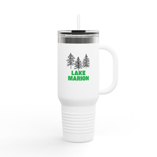 Lake Marion Insulated Travel Mug, 40oz - Perfect for Camping, Road Trips, Gifts, Outdoor Adventures, Summer Fun