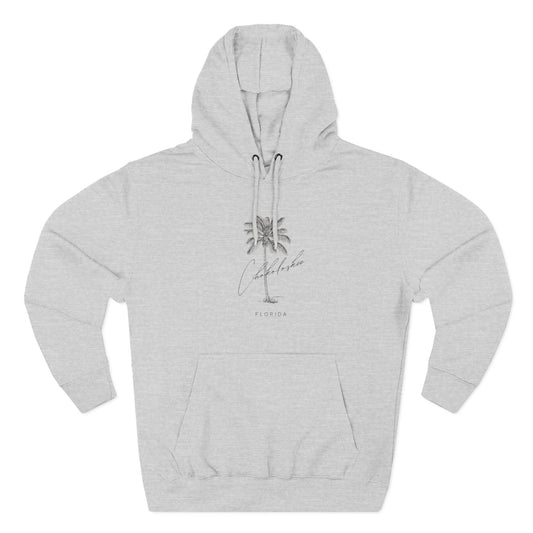 Chokoloskee Stylish Three-Panel Fleece Hoodie for Cozy Days, Casual Wear, Warm Layering, Gift for Him or Her
