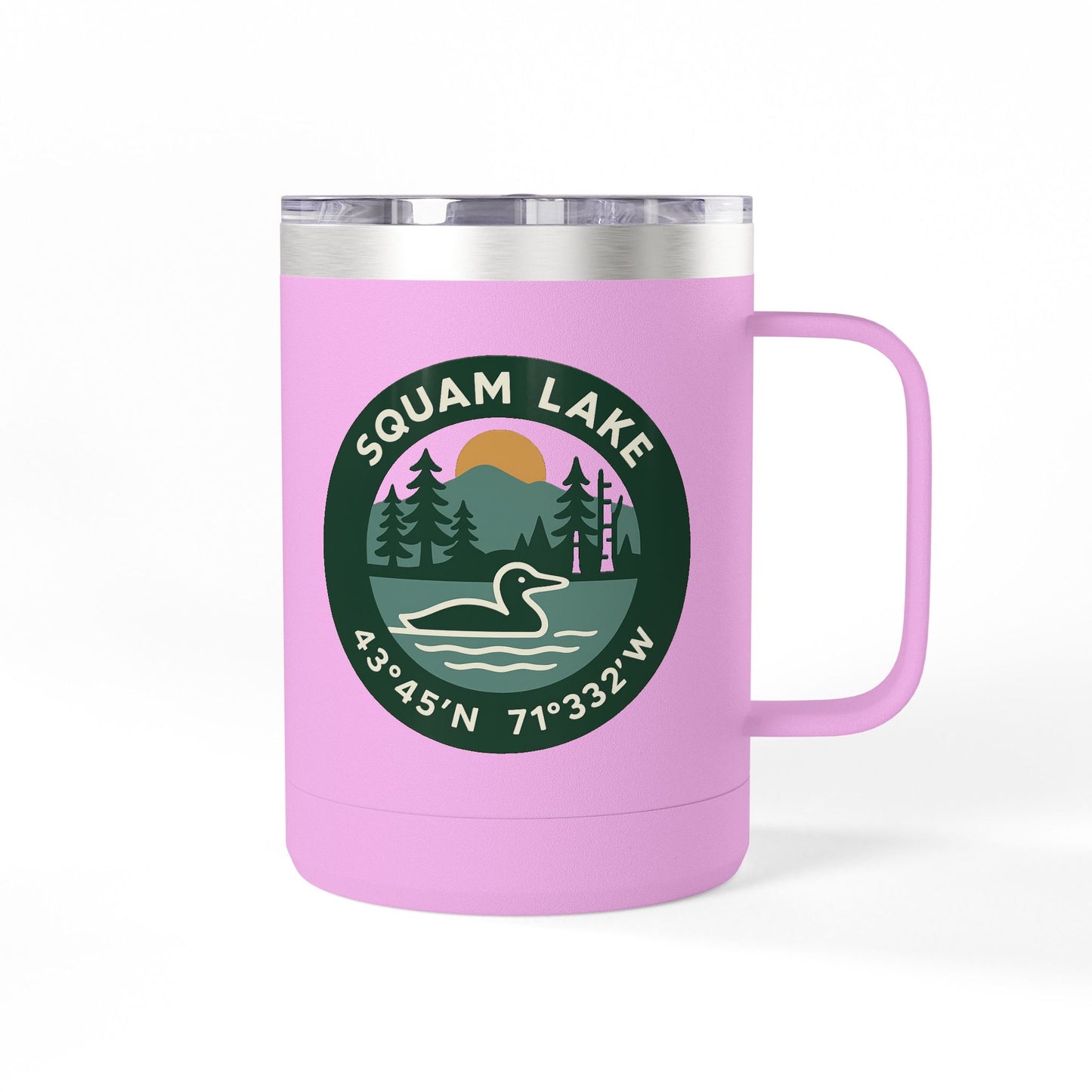 Squam Lake Coffee Mug Tumbler, 15oz