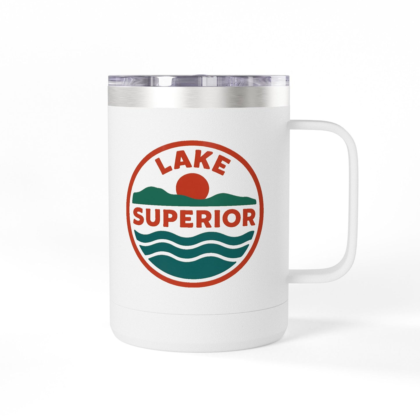 Lake Superior Coffee Mug Tumbler, 15oz