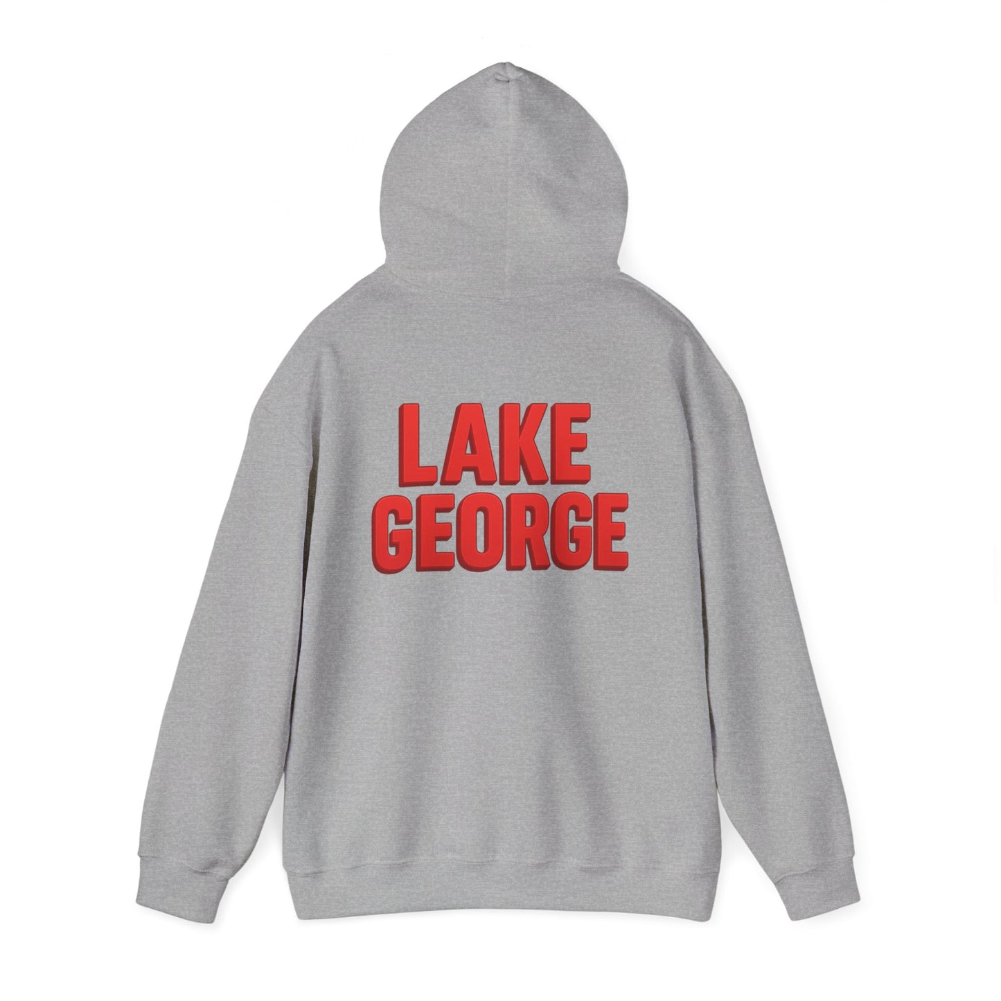 Lake George Hoodie, Cozy Casual Wear, Unisex Sweatshirt, Lake Lover Gift, Outdoor Adventure Apparel, Summer Retreat Fashion