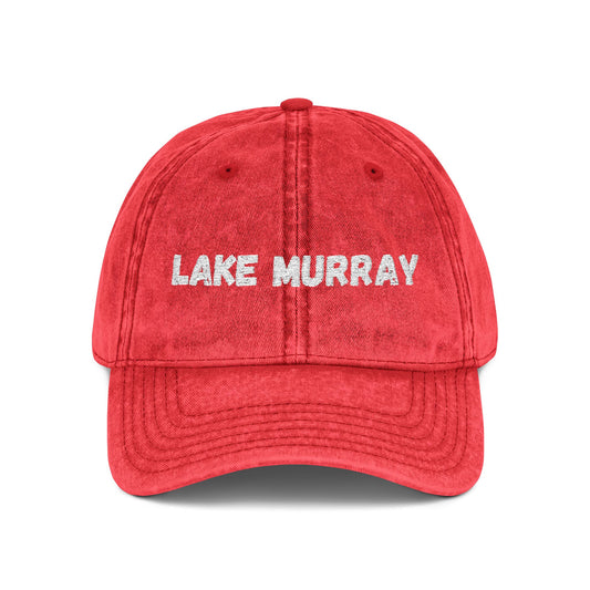 Lake Murray Embroidered Hat, Vintage Cap, Casual Summer Accessory, Gift for Outdoor Lovers, Lake Trip Gear